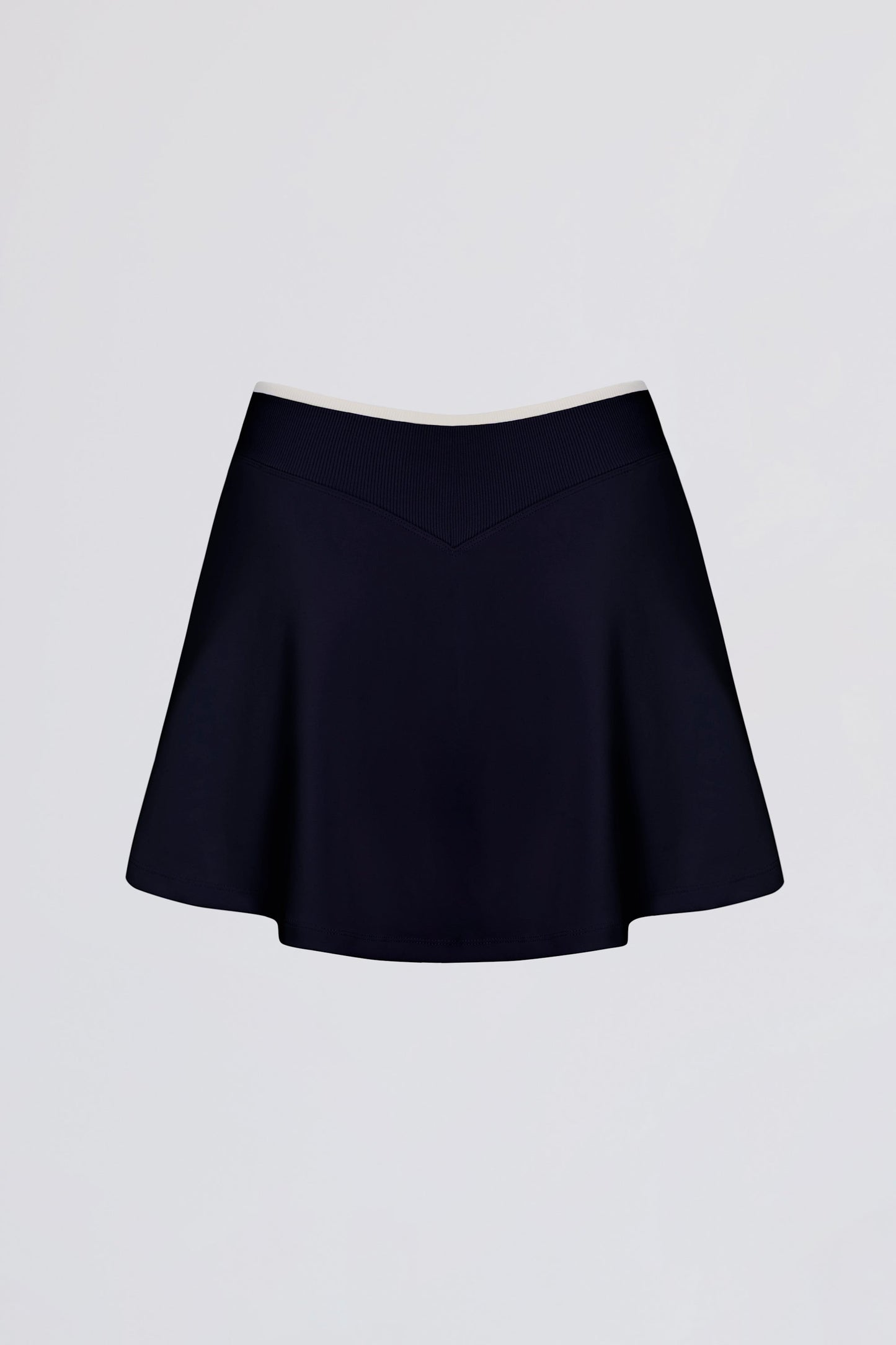 Minifalda pantalón cruzada Soft Active en azul medianoche