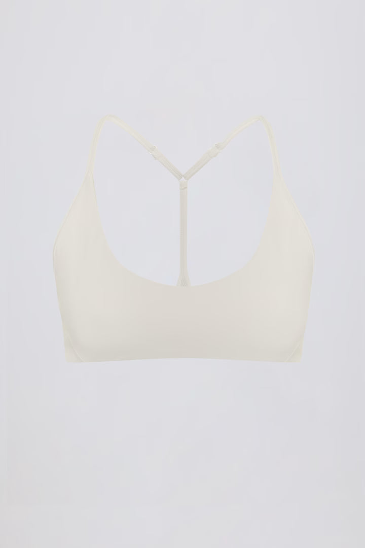 Brasier deportivo Soft Active Racerback en color avena