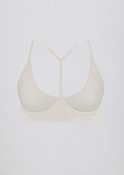Brasier deportivo Soft Active Racerback en color avena